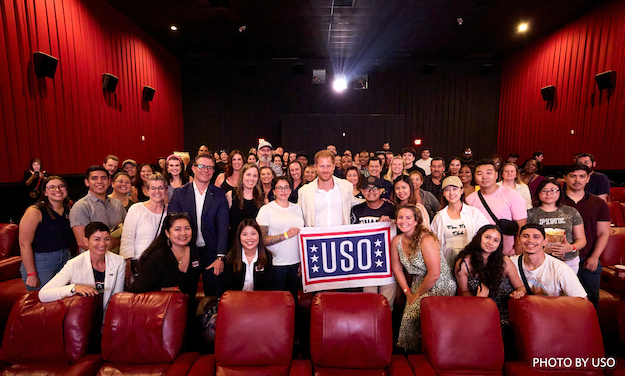 Prince Harry at the Heart of Invictus screening